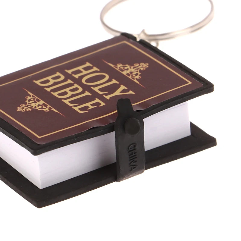Mini Bible Keychain Book Pendant