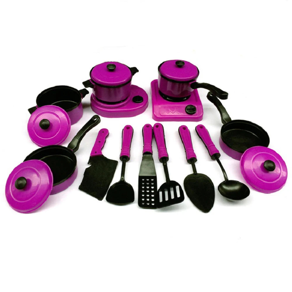 13pcs/Set Kids Simulation Cook Ware