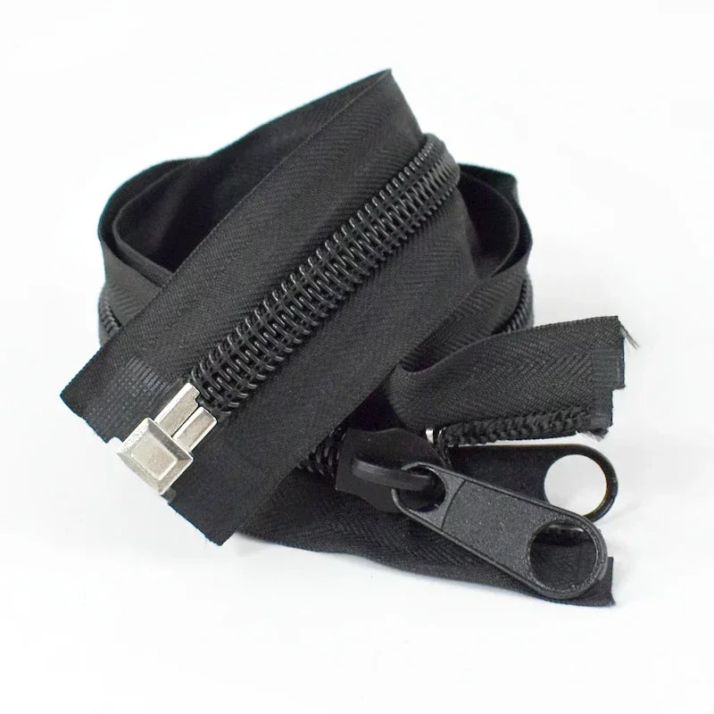 80-300cm Black 10# Nylon Zippers