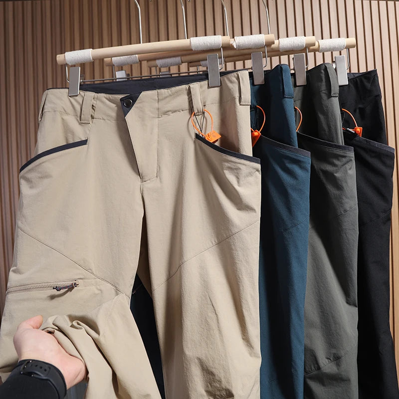 Lightweight Breathable Men's Summer Casual Pants Qui Dry Elastic Soft