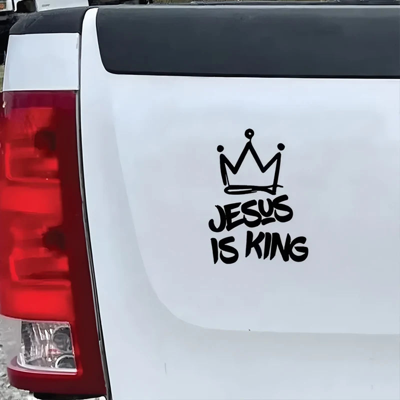 Jesus is King and wears a crown