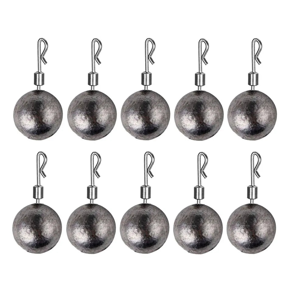 10pcs/Lot Fishing Weights Sinkers 3.5g 5g 7g 10g 14g 20g Fishing Sinker