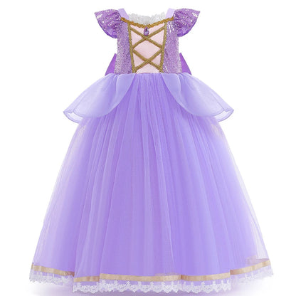 Disney Princess Rapunzel Girl Dress