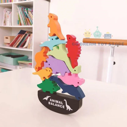 Dinosaur Building Stacking blocks Montessori