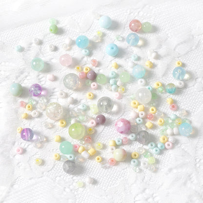 3-12mm 30g/bag Multicolor Mixed Glass Beads