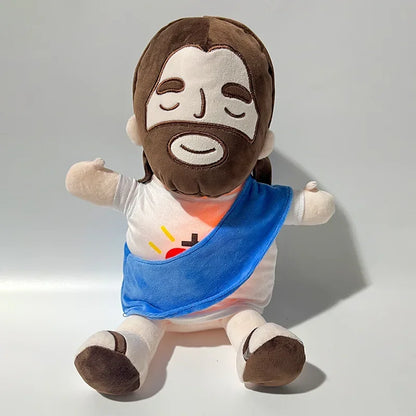 38CM Breath Jesus Soothes Plush Toy