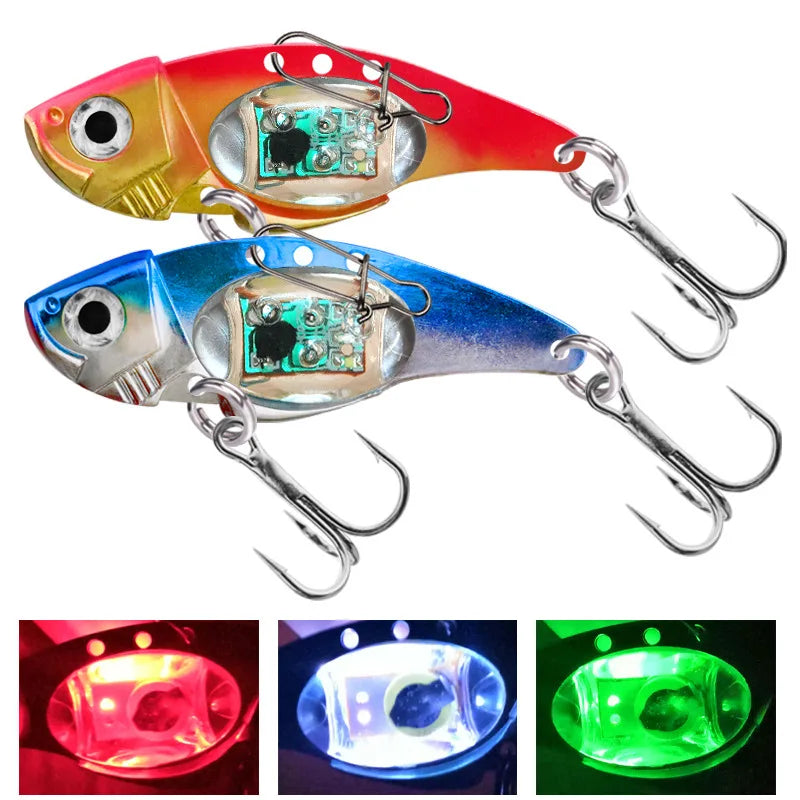 fishing equipment LED LIGHED VIBRATION SINKING LURE