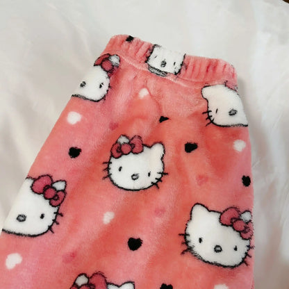 Hello Kitty fleecy pajamas