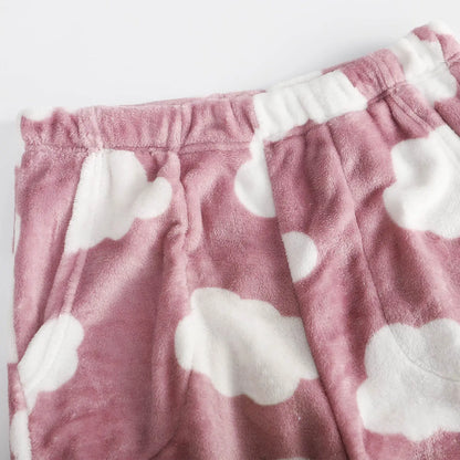 Pajama Pants Plush Sleep Pants Soft