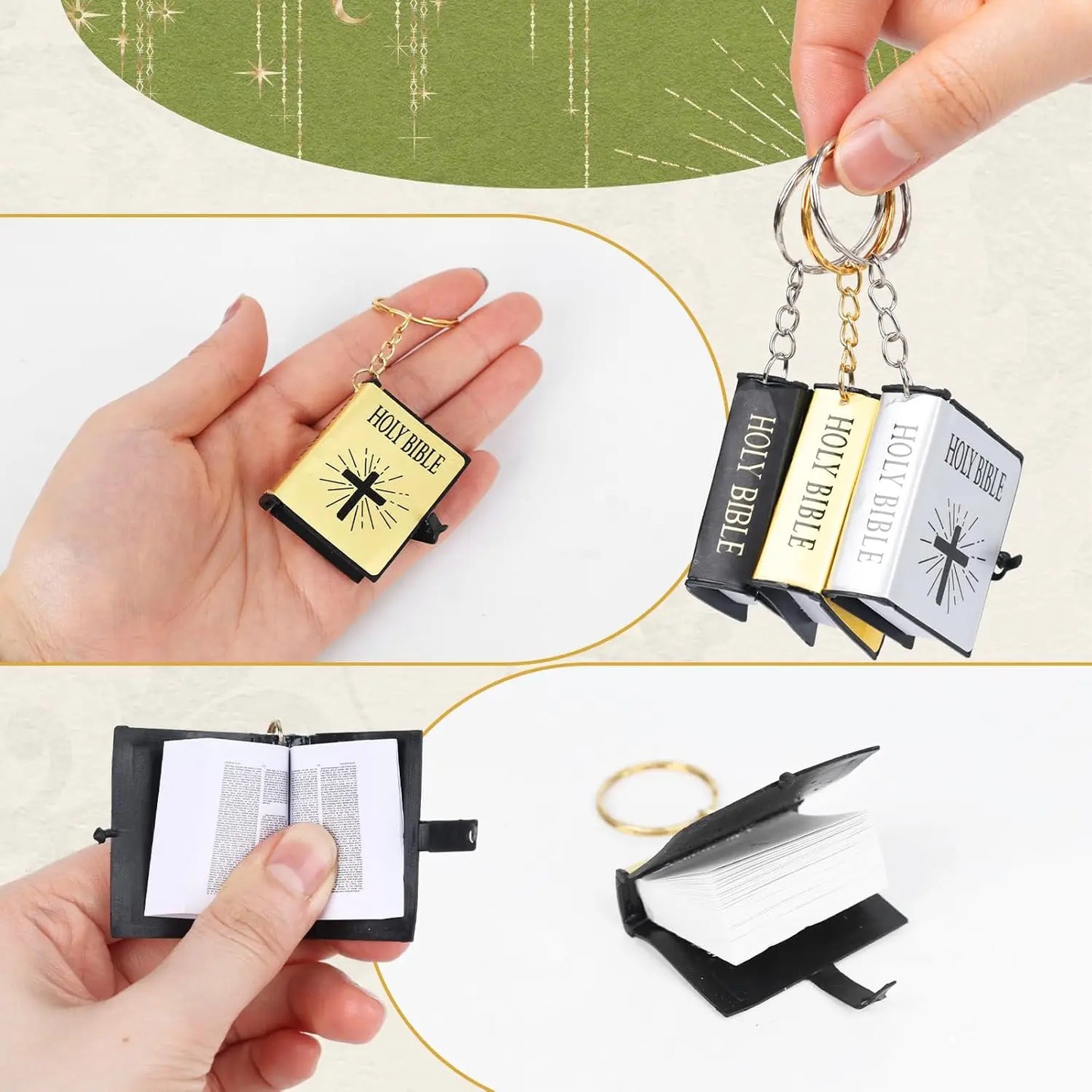 HOLY BIBLE Keychains