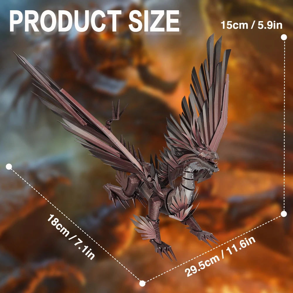 Piececool 3D Metal Puzzles  dragon