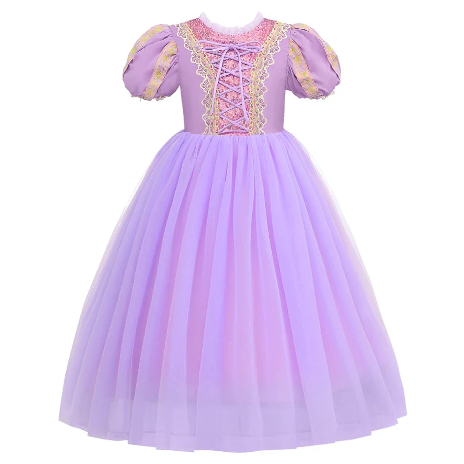 Disney Princess Rapunzel Girl Dress
