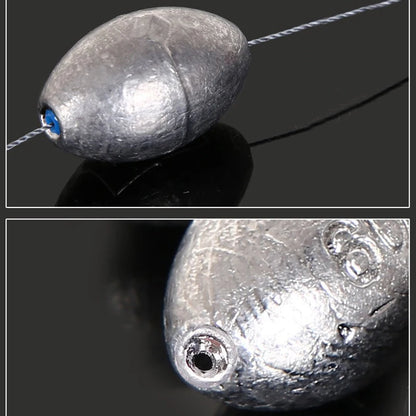 5pcs 2g-30g Fishing Weight Sinker
