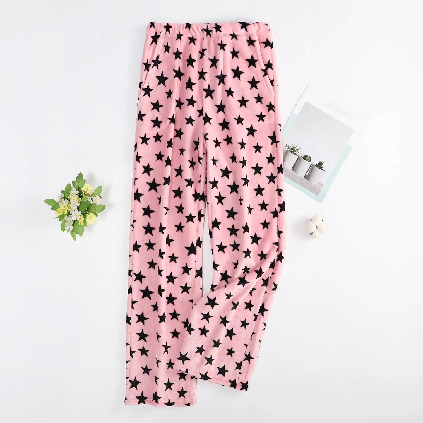 Pajama Pants Plush Sleep Pants Soft