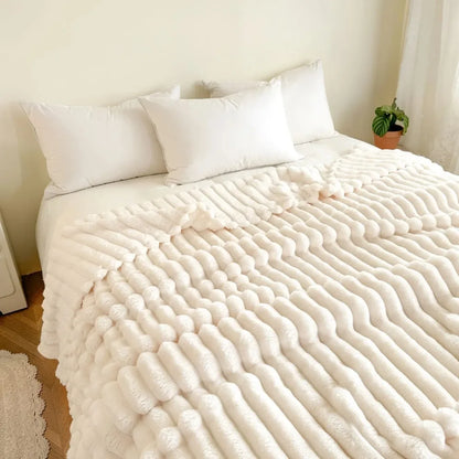 Flannel thick blanlet