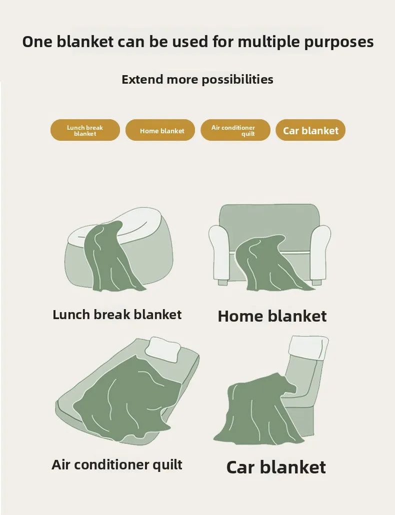 Flannel thick blanlet