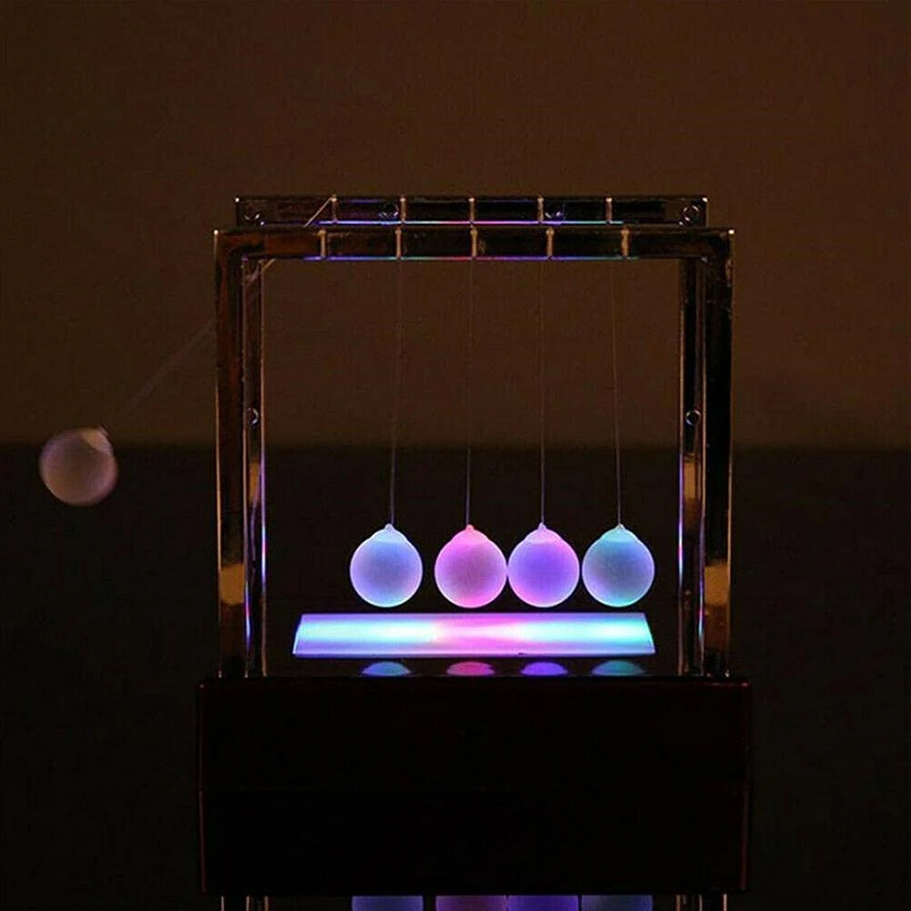 LED Light Up Toy Newton Cradle