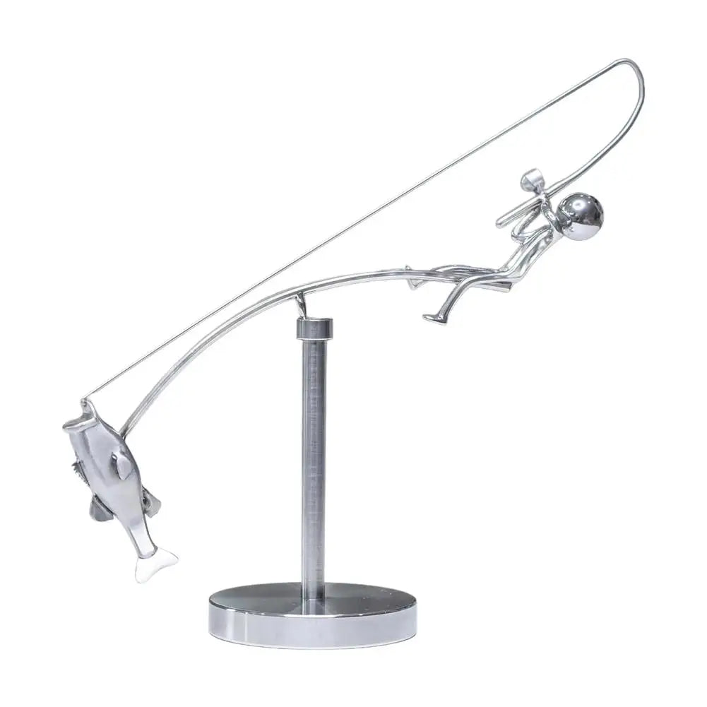 The Fisherman Balancing Sculpture