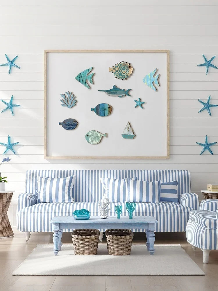 Fish Wall Decor Wooden