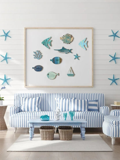 Fish Wall Decor Wooden