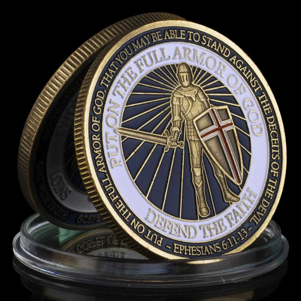 Put on The Full Armor of God Challenge Coin