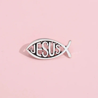 Jesus Christian Fish Emblems