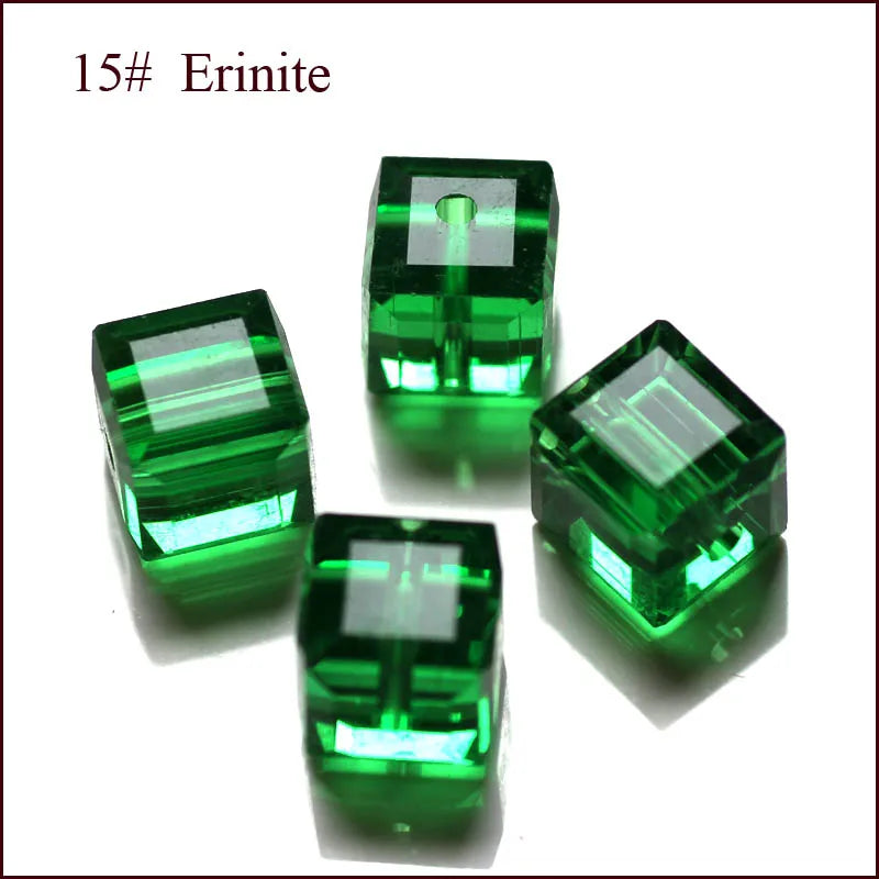 cube beads crystal