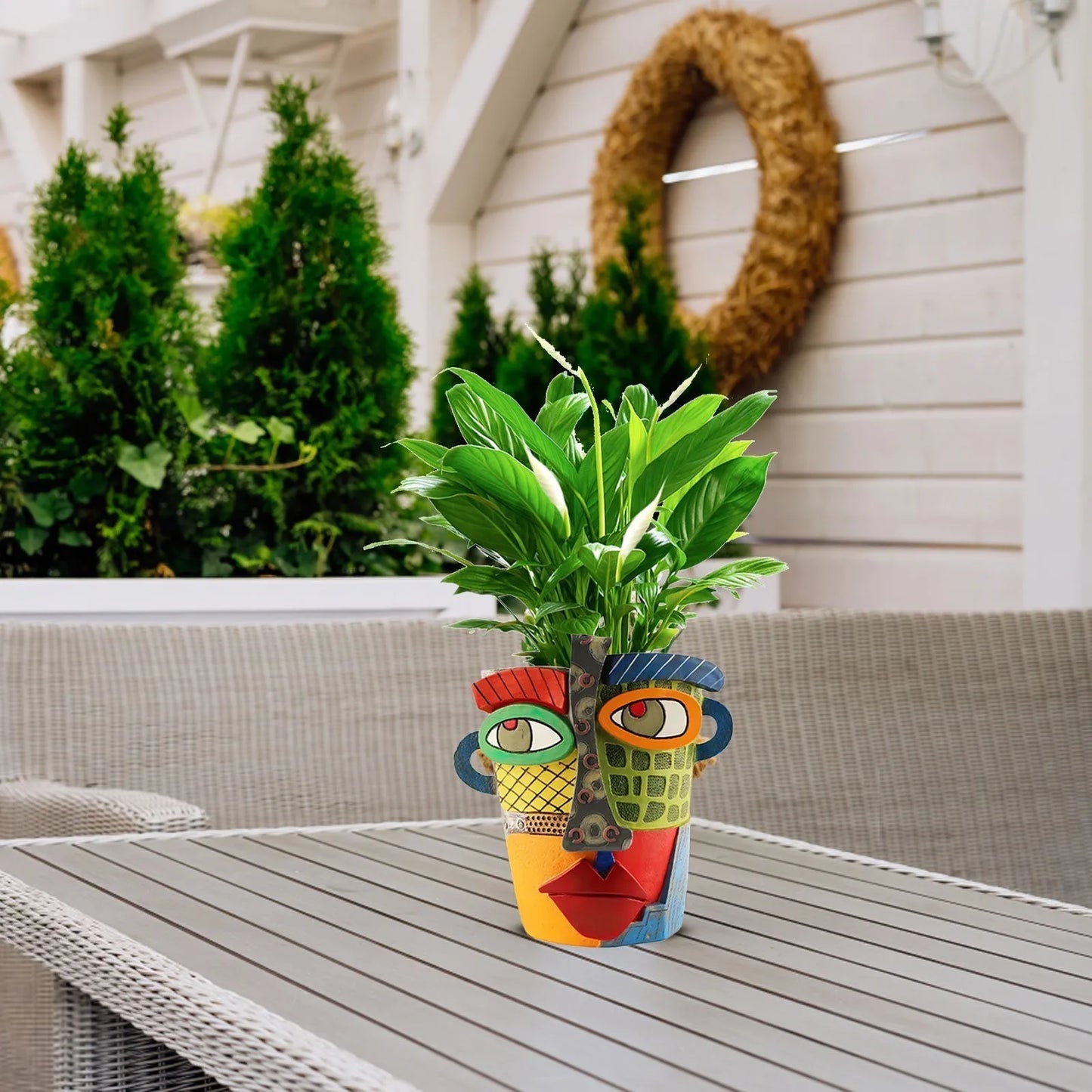 Funny Flower Pot Ornament