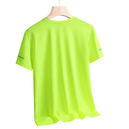 9xl Large Plus Size Quick Dry Short Sleeve T Shirt