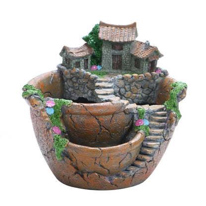 Succulent Plants Planter Flowerpot Resin Flower Pot