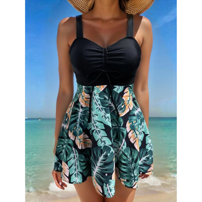 Bikini Two-Piece Swimsuit Women's Large Size