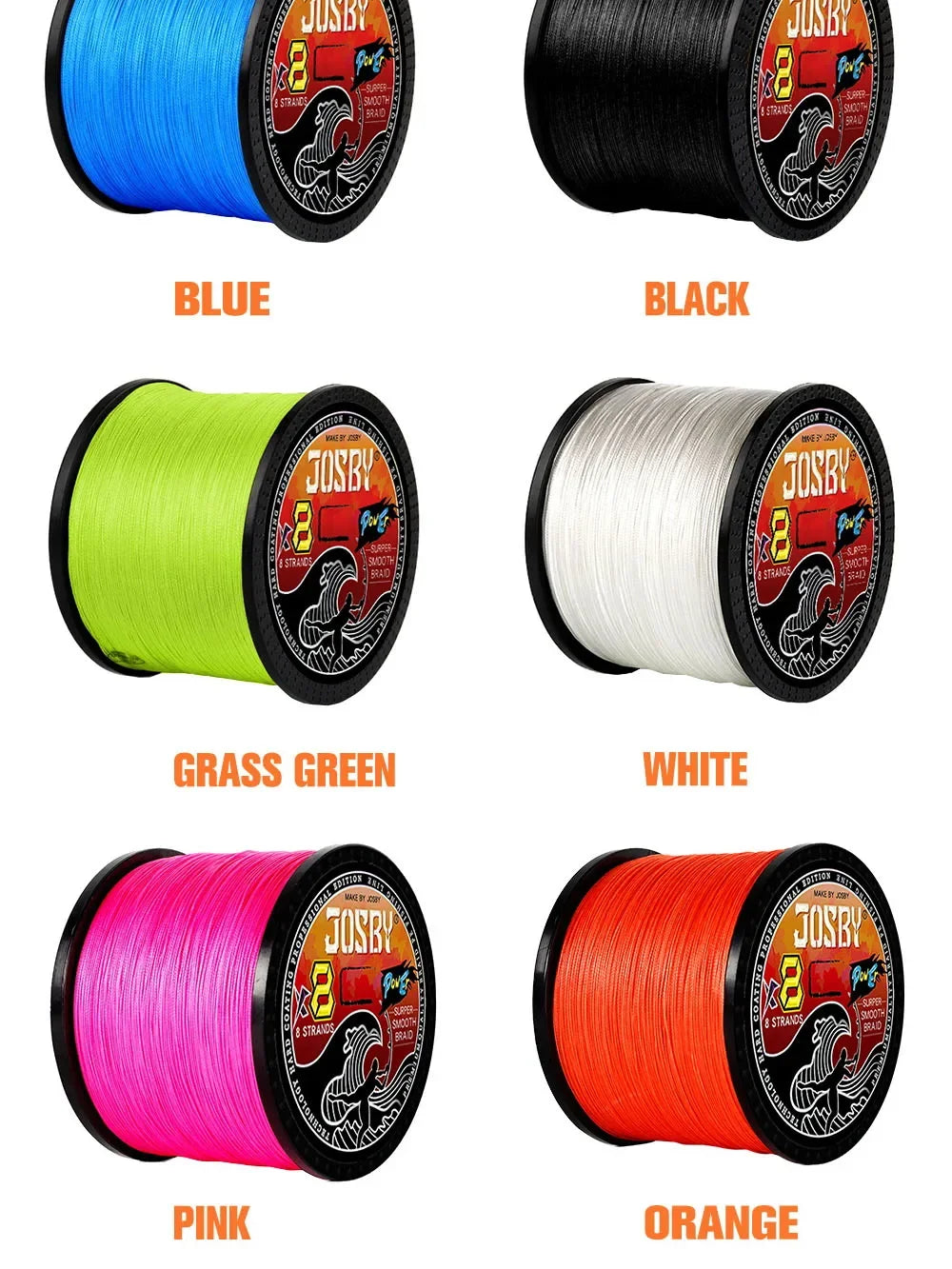 8 Strands Braided Fishing  line