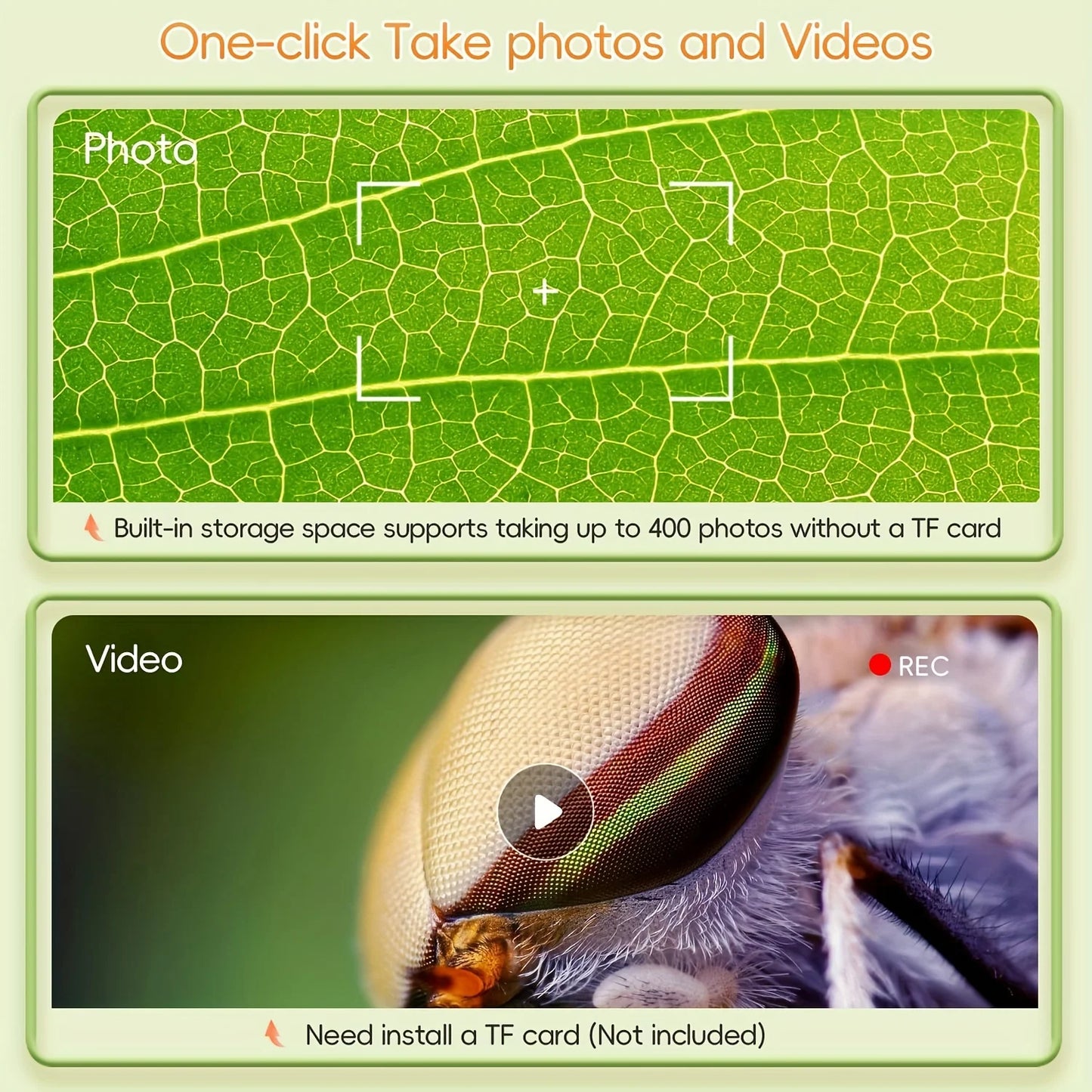 Children's digital microscopehigh-definition display screen, 1000x