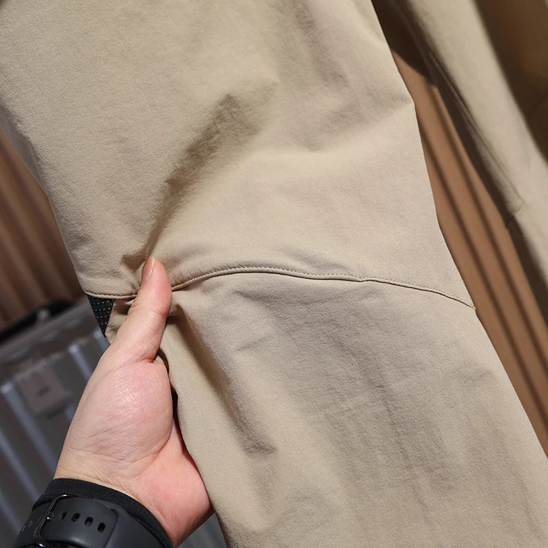 Lightweight Breathable Men's Summer Casual Pants Qui Dry Elastic Soft