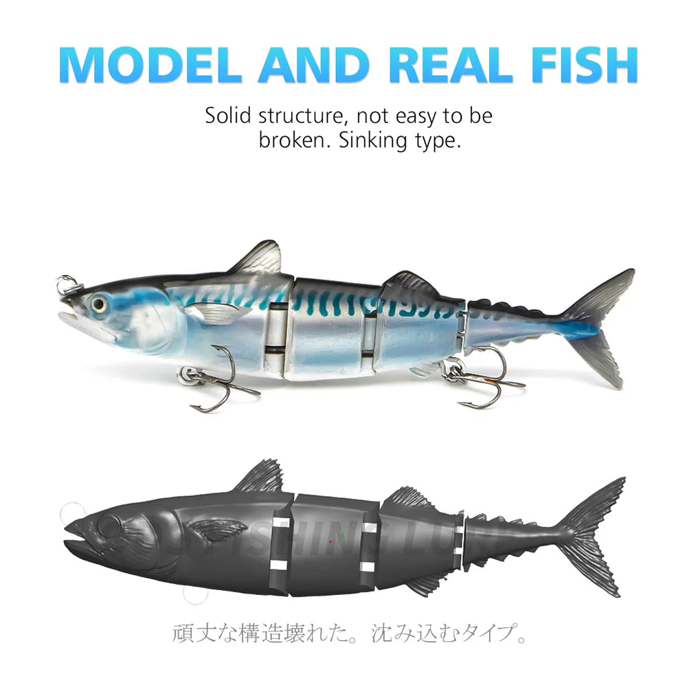 Tuna Fishing Lures Multi Joint Crank