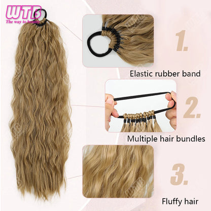 Synthetic braided wig
