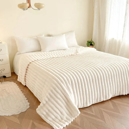 Flannel thick blanlet