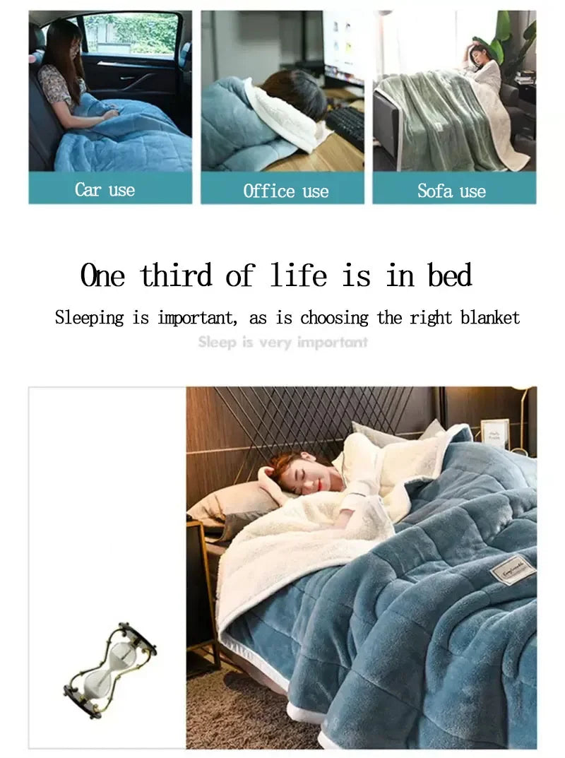 Coral Fleece Autumn Winter Warm blankets