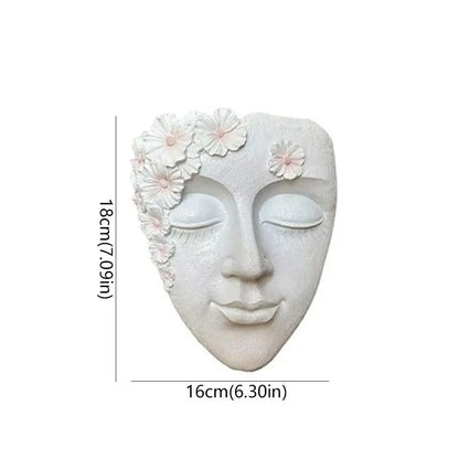 Funny Face Sculpture Planter