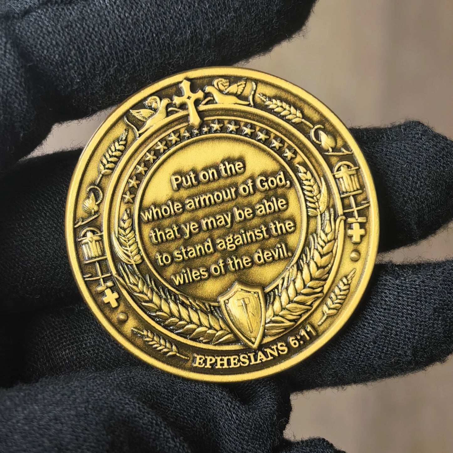 Armor of God Challenge Coin