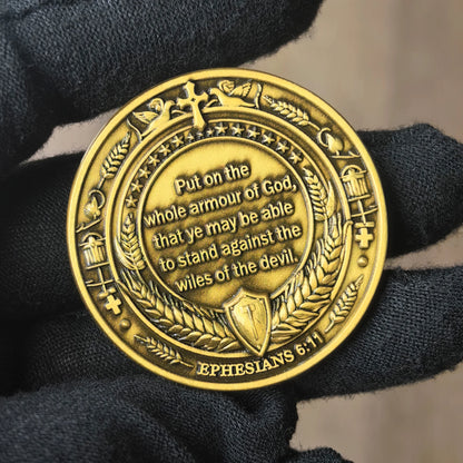 Armor of God Challenge Coin