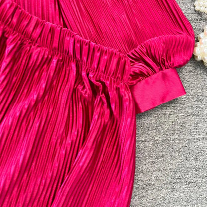 Fashion New Women Solid Casual Loose Two Pieces Set