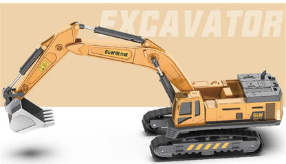 Alloy Tractor Kids Excavator Bulldozer Miniature crane