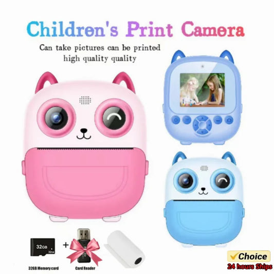 Children Digital Camera IThermal Print