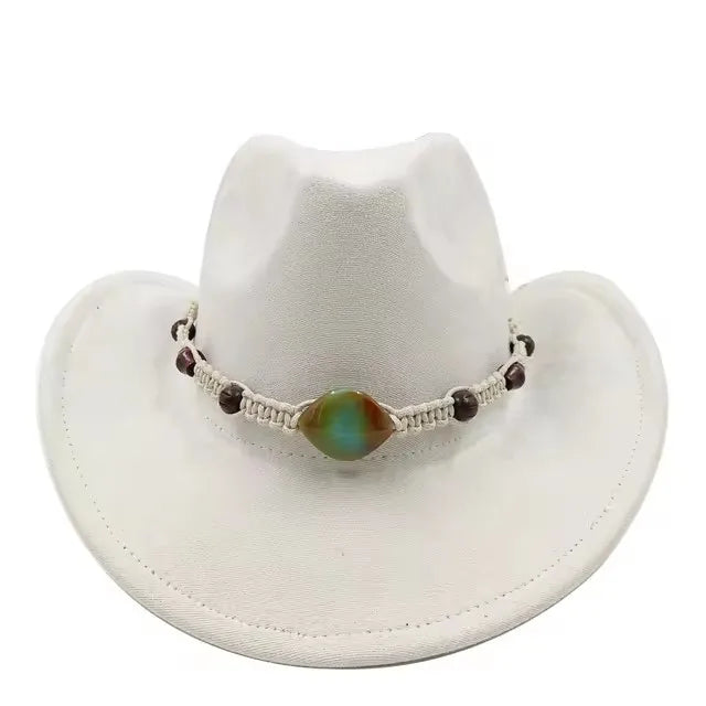 Suede cowboy hat