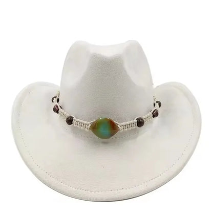Suede cowboy hat