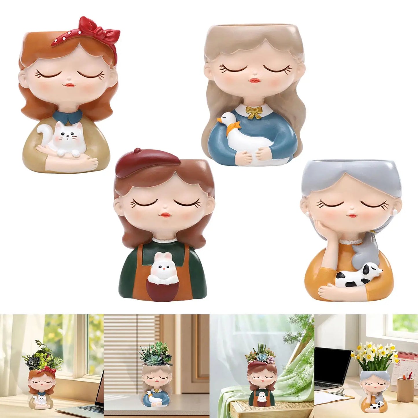 Planter Pot Farmhouse Plant