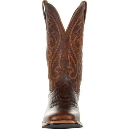 Men Boots Mid Calf Western Cowboy