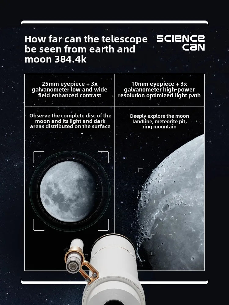 Entry Level Astronomical Telescope for Children