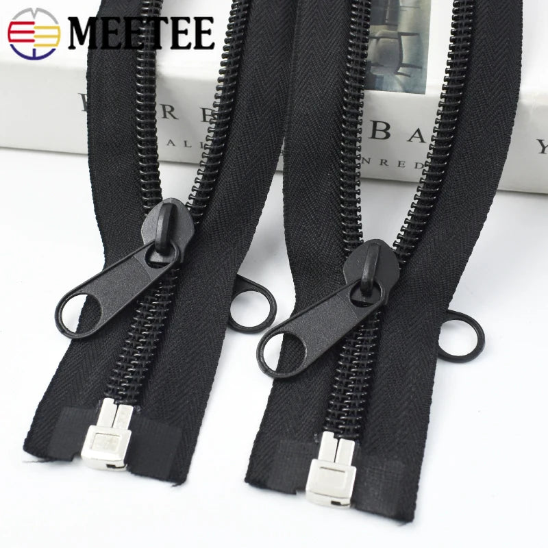80-300cm Black 10# Nylon Zippers